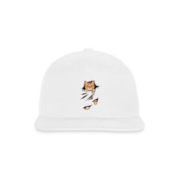 Cat Burst Breakthrough - Snapback Baseball Cap - white - Front