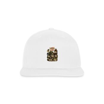 Cryptid Protest  - Snapback Baseball Cap - white - Front