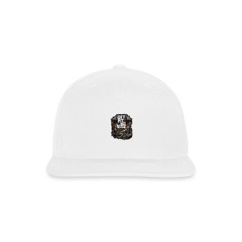 Get Fit or Die Trying - Snapback Baseball Cap - white - Front