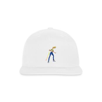 Dance Pulse Streetwear Illustration - Snapback Baseball Cap - white - Front