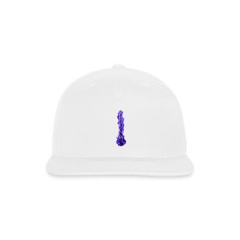 Violet Ember Dagger - Snapback Baseball Cap - white - Front