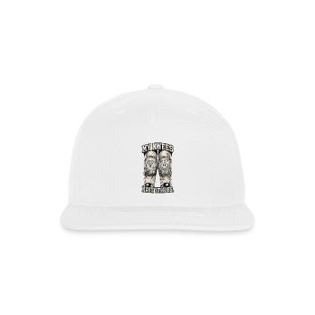 My Knees Have Stories - Snapback Baseball Cap - white - Front