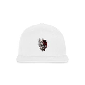 Angelic-Demon Duality - Snapback Baseball Cap - white - Front