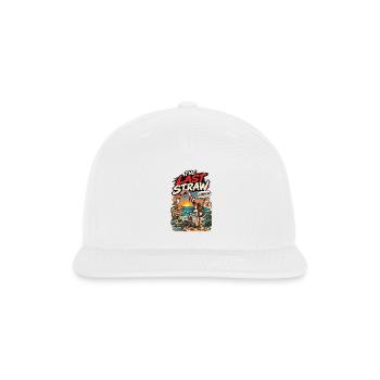 The Last Straw - Snapback Baseball Cap - white - Front