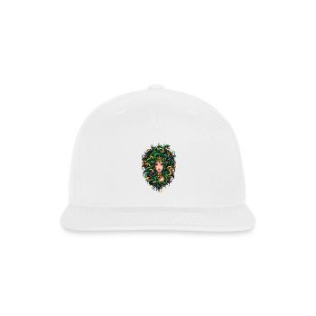 Medusa2 - Snapback Baseball Cap - white - Front