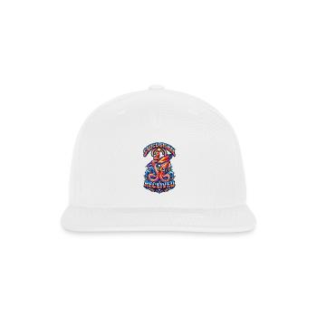 Sauce Signal Received - Snapback Baseball Cap - white - Front