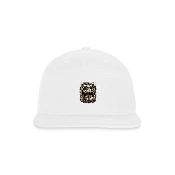  Trust The Process Own The Outcome Marlaq fashion - Snapback Baseball Cap - white - Front