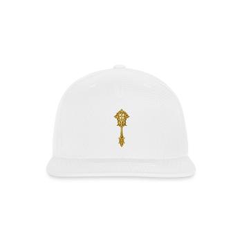 Lalibela Cross by Marlaq Fashion - Snapback Baseball Cap - white - Front
