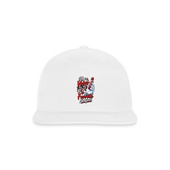 Phlebotomist Medical Humor Tee - Snapback Baseball Cap - white - Front