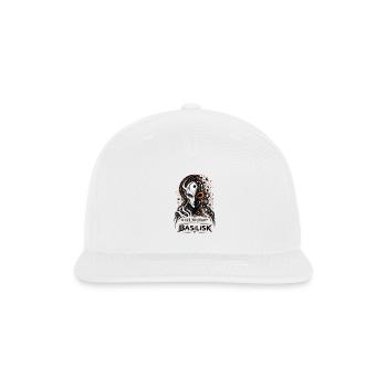 Roko's basilisk - Snapback Baseball Cap - white - Front