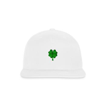 Ireland Shamrock - Snapback Baseball Cap - white - Front