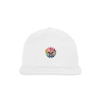 Bugs and Butterflies - Snapback Baseball Cap - white - Front