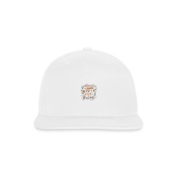 PLANT A SEED OF KINDNESS - Snapback Baseball Cap - white - Front