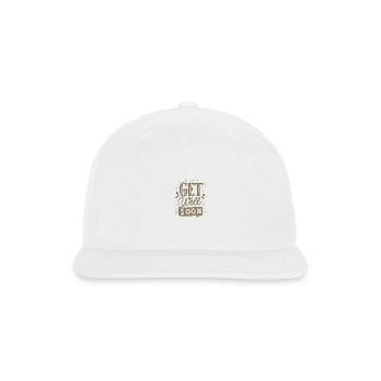 get well soon - Snapback Baseball Cap - white - Front