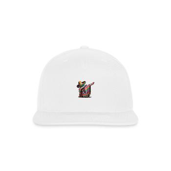 Dabbing Mexican Fiesta - Snapback Baseball Cap - white - Front