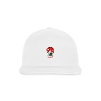after yoga a good sake - Snapback Baseball Cap - white - Front