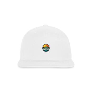 Sunrise Summit - Snapback Baseball Cap - white - Front