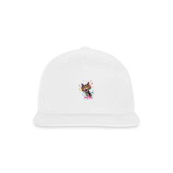 Love me - Snapback Baseball Cap - white - Front