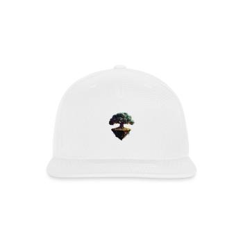 Enchanted Floating Tree - Snapback Baseball Cap - white - Front
