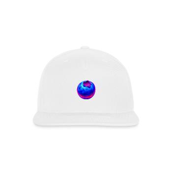 Giant neon blueberry - Snapback Baseball Cap - white - Front