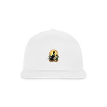 The Royal Cat – Sacred Guardian - Snapback Baseball Cap - white - Front