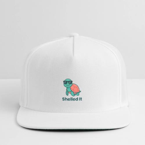 Funny Turtle Sunglasses Shelled It Cute Gift - Snapback Baseball Cap