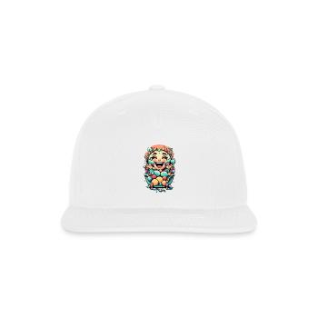 Blissful Bathtime - Snapback Baseball Cap - white - Front