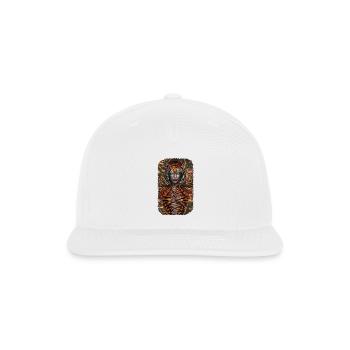 Fierce Jungle Tiger Spirit Fantasy Artwork - Snapback Baseball Cap - white - Front