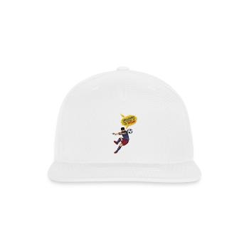 Unleash the power of the pitch . - Snapback Baseball Cap - white - Front