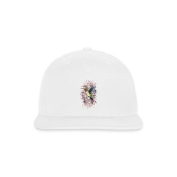 Colorful Hummingbird Bird for Ornithologist - Snapback Baseball Cap - white - Front
