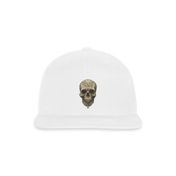 Black vintage tattoo-art style - Snapback Baseball Cap - white - Front