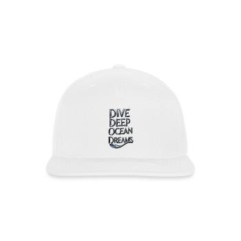Plumb Depth Ocean Dream - Snapback Baseball Cap - white - Front