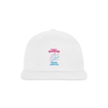 Silent Guardian Neon Justice - Snapback Baseball Cap - white - Front