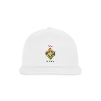 Casa Blanca Sun and Airfield Mosaic - Snapback Baseball Cap - white - Front