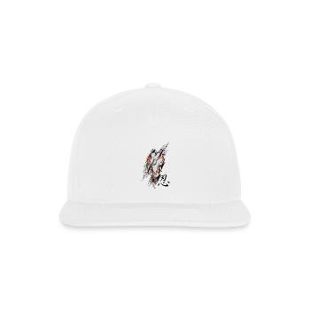 Ninja Blossom Blades - Snapback Baseball Cap - white - Front