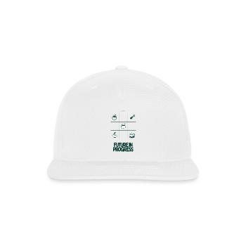 Future Progress Kitchen Grid - Snapback Baseball Cap - white - Front