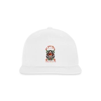 My Sole Mate Is the Seashore - Snapback Baseball Cap - white - Front
