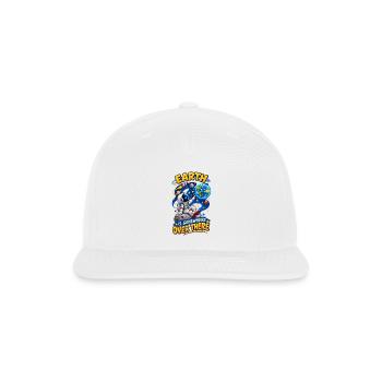 Kids Space - Snapback Baseball Cap - white - Front