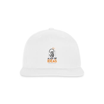 Bright abundance of ideas - Snapback Baseball Cap - white - Front