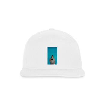 Green Meteor Glow Hoodie Art - Snapback Baseball Cap - white - Front