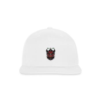 Mecha Warrior Expressions - Snapback Baseball Cap - white - Front