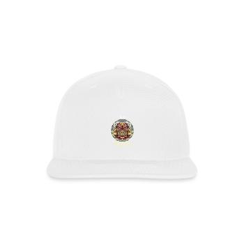 Bold Mecha Mask Designs - Snapback Baseball Cap - white - Front