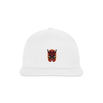 Cyber Samurai Creations - Snapback Baseball Cap - white - Front