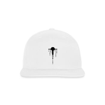 drop graffiti demolition - Snapback Baseball Cap - white - Front