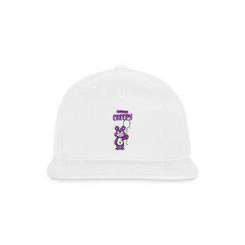 Cute But Creepy | Hilarious - Snapback Baseball Cap - white - Front