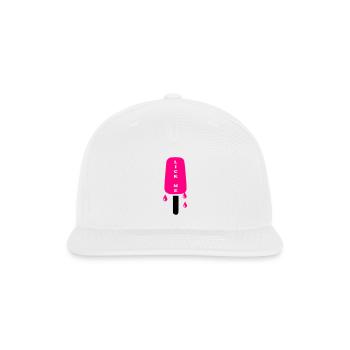Ice Cream - Snapback Baseball Cap - white - Front