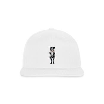 Black Nutcracker Soldier - Snapback Baseball Cap - white - Front