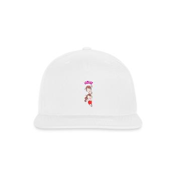 The best surprise shirt - Snapback Baseball Cap - white - Front