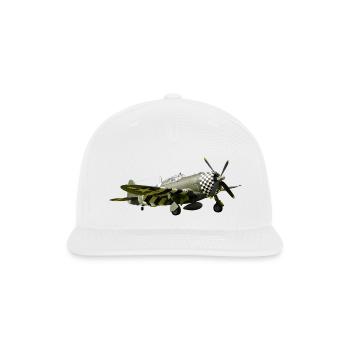 P-47 Thunderbolt - Snapback Baseball Cap - white - Front
