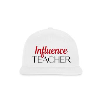 Retro Teacher Mode On School Graphic Classroom - Snapback Baseball Cap - white - Front
